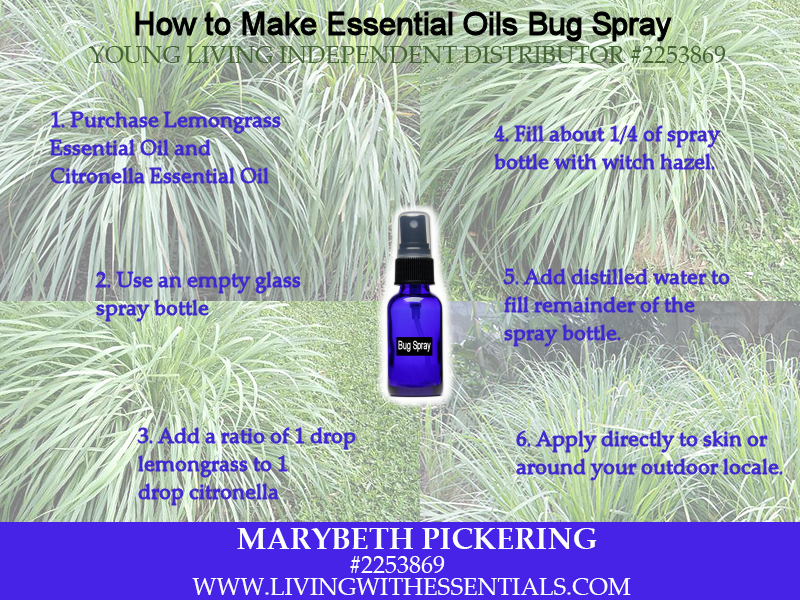 Essential Oils Bug Spray - How to Make