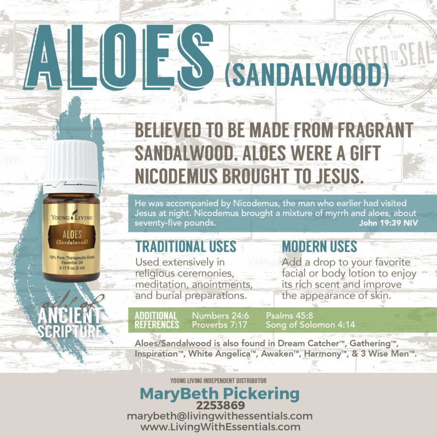 Essential Oils in the Bible - Aloes (Royal Hawaiian Sandalwood) Essential Oil